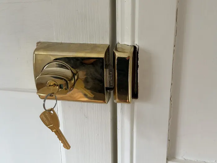 Deadbolt installation